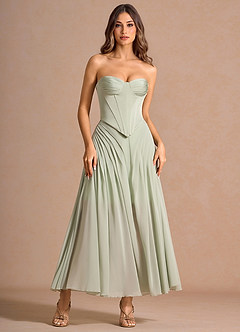 Doralyn Maxi Klänning Ljusgrön image4