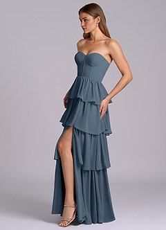 Azazie Faye Bridesmaid Dresses Neptune A-Line Sweetheart Neckline Chiffon Dress image3