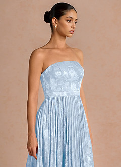 Vestido Azul Pálido Midi Coral image6