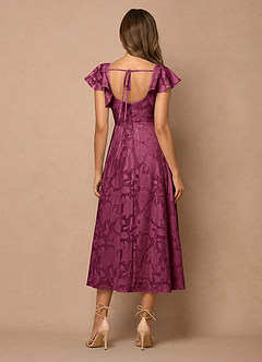 Talia Mulberry Midi Dress image2