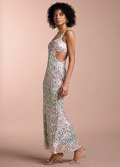 Laura Rainbow Sequin Maxi Dress image2