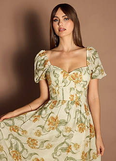Leslie Lemon Drop Midi Dress image6
