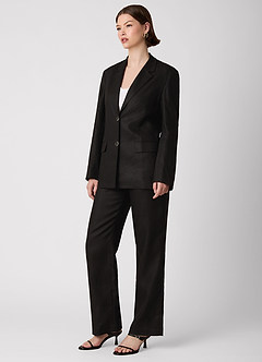 front 100% European Linen 2-Piece Suits