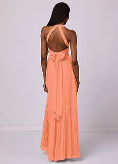 Barbie ♥ Azazie Bridesmaid Dresses Sunset A-Line Pleated Chiffon Dress image2