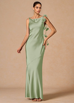 Athelstan Light Green Maxi Dress image3