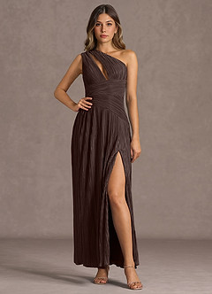 Vestido Chocolate Largo Brynlee image3