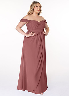 Azazie Millie Final Sale Agave A-Line Sweetheart Neckline Chiffon Convertible Dress image10