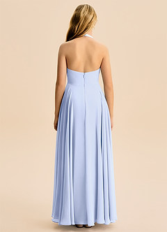 Azazie Kady Junior Ice A-Line Sweetheart Neckline Chiffon Dress image2