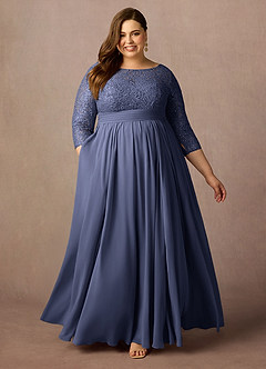 Azazie Carmena Mother of the Bride Dresses Stormy A-Line Sequins Chiffon Dress image9