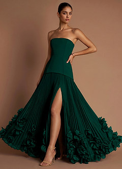 Vestido Verde Bosque Largo Marnie image4