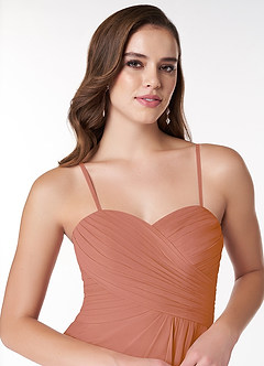 Azazie Arabella Allure Abiti da Damigella Abito Convertibile A-Line in Chiffon Scollo a Cuore Più Tagliato image6