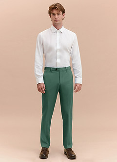 front James Eucalyptus Structured Stretch Dress Pants