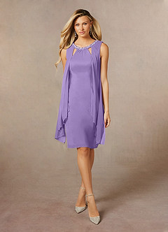 Azazie Viviana Mother of the Bride Dresses Tahiti A-Line Sequins Mesh Dress image1