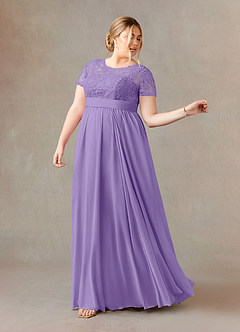 Azazie Annette Kleider für die Brautmutter A-Linie Spitze Chiffon Kleid Tahiti image9