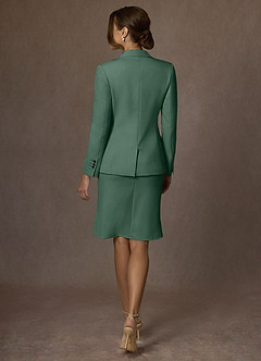 front Kennedy 유칼립투스 구조화된 스트레치 재킷과 드레스 슈트 세트