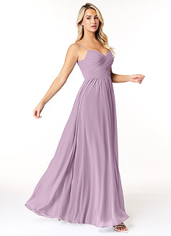 Azazie Lisbon Bridesmaid Dresses Wisteria A-Line Sweetheart Neckline Chiffon Dress image1