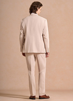 front Carter Solbränna 3-delad kostym i bomull och linneblandning