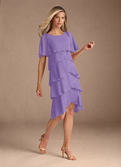 Azazie Rita Mother of the Bride Dresses Tahiti A-Line Scoop Beaded Chiffon Dress image3