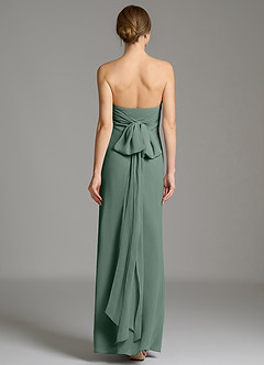 Azazie Ailanie Jurken voor bruidsmeisjes Jurk van Chiffon met Zeemeermin Strapless Zeemos image3