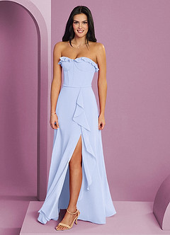 Barbie ♥ Azazie Bridesmaid Dresses Lavender A-Line Sweetheart Neckline Chiffon Dress image9