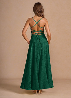 Marlo Hunter Green Corset Prom Dress image2