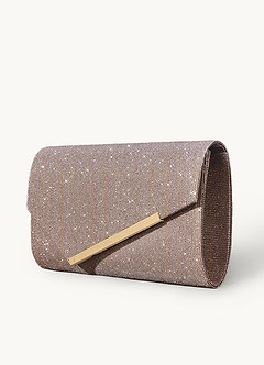 front Micronized Glitter Envelope Bag