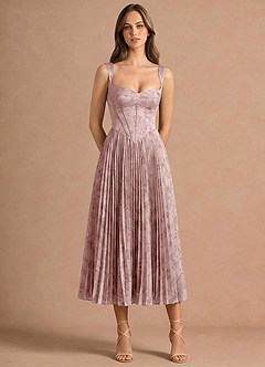 Isonelle Pink Midi Dress image3
