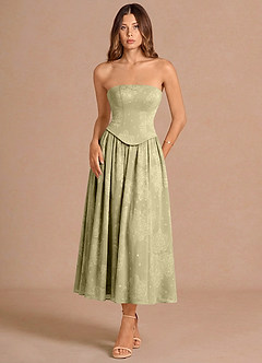 Isaura Celadon Midi Dress image5