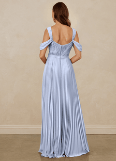 Christian Siriano Bridal for Azazie 1013 Bridesmaid Dresses Ice A-Line Off the Shoulder Chiffon Dress image3