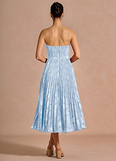 Vestido Azul Pálido Midi Coral image2
