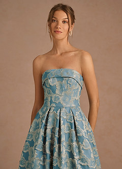 Desiree Lake Blue Midi Dress image6