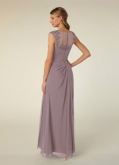 Azazie Libby Mother of the Bride Dresses Dusk A-Line Scoop Sequins Chiffon Dress image4