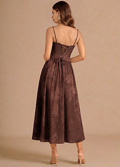 Isaura Mocha Coco Midi Dress image2