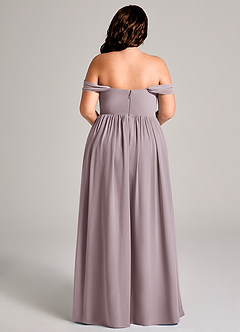 Azazie Calianna Bridesmaid Dresses Dusk A-Line Off the Shoulder Chiffon Convertible Dress image15