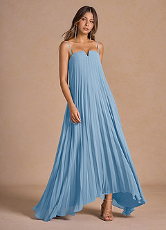 Abito Lungo Blu Foschia Nahla image6