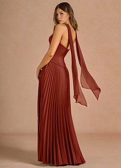 Vestido Terracota Largo Rylan image2