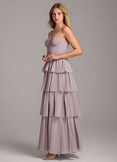 Azazie Alanna Bridesmaid Dresses Dusk A-Line Sweetheart Neckline Chiffon Dress image6