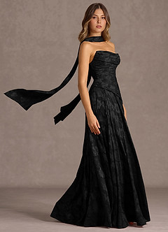 Gabriela Black Maxi Dress image5