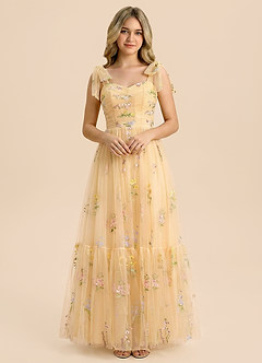 front Azazie Talia Junior Formal Dress