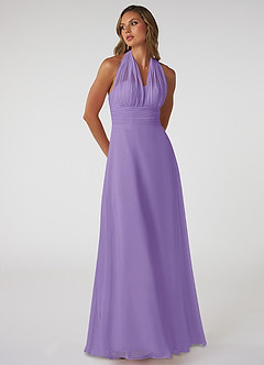 Azazie Fifi Bridesmaid Dresses Tahiti A-Line Strapless Chiffon Convertible Dress image6