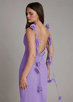 Azazie Kalico Bridesmaid Dresses Tahiti Mermaid Pleated Chiffon Dress image2