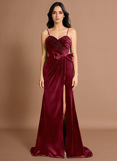 Ismeria Wine Maxi Dress image2