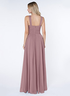 Azazie Kaleigh Bridesmaid Dresses A-Line Pleated Chiffon Floor-Length Dress image4