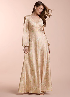 Madilyn Maxi Klänning Blush Garden Print image3