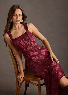 Saskia Wine Maxi Dress image6