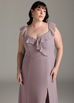 Azazie Sophie Bridesmaid Dresses Dusk A-Line Off the Shoulder Chiffon Convertible Dress image13