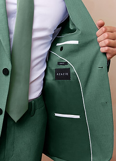front James Eucalyptus Structured Stretch Suit Jacket