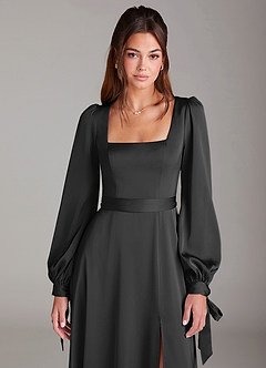 Leonia Black Maxi Dress image6