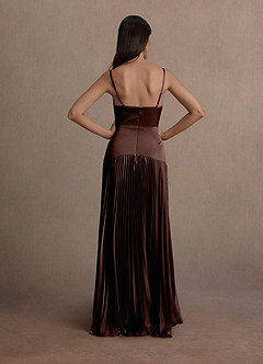 Jill Mocha Coco Dropped Waist Gown image7
