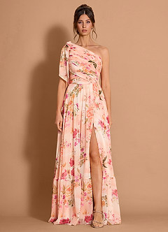 Liliana Abstract Bouquet Floral Maxi Dress image1